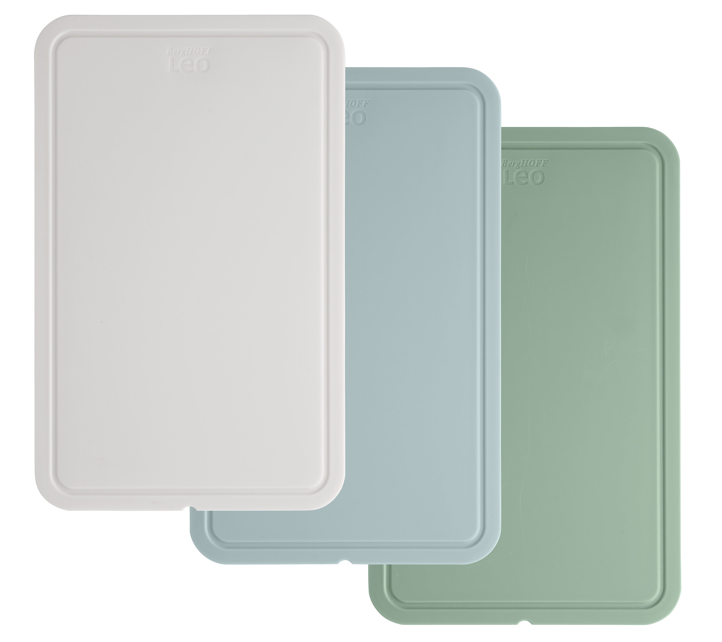BergHOFF 3-Piece Colored Cutting Board Set - Legacy Series for Safe and Hygienic Food Preparation