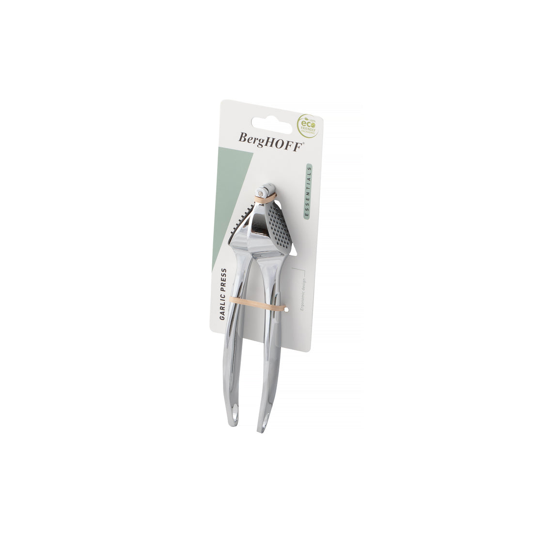 BergHOFF Garlic Press - Zinc Alloy Design with Large Capacity and Easy-Clean Surface