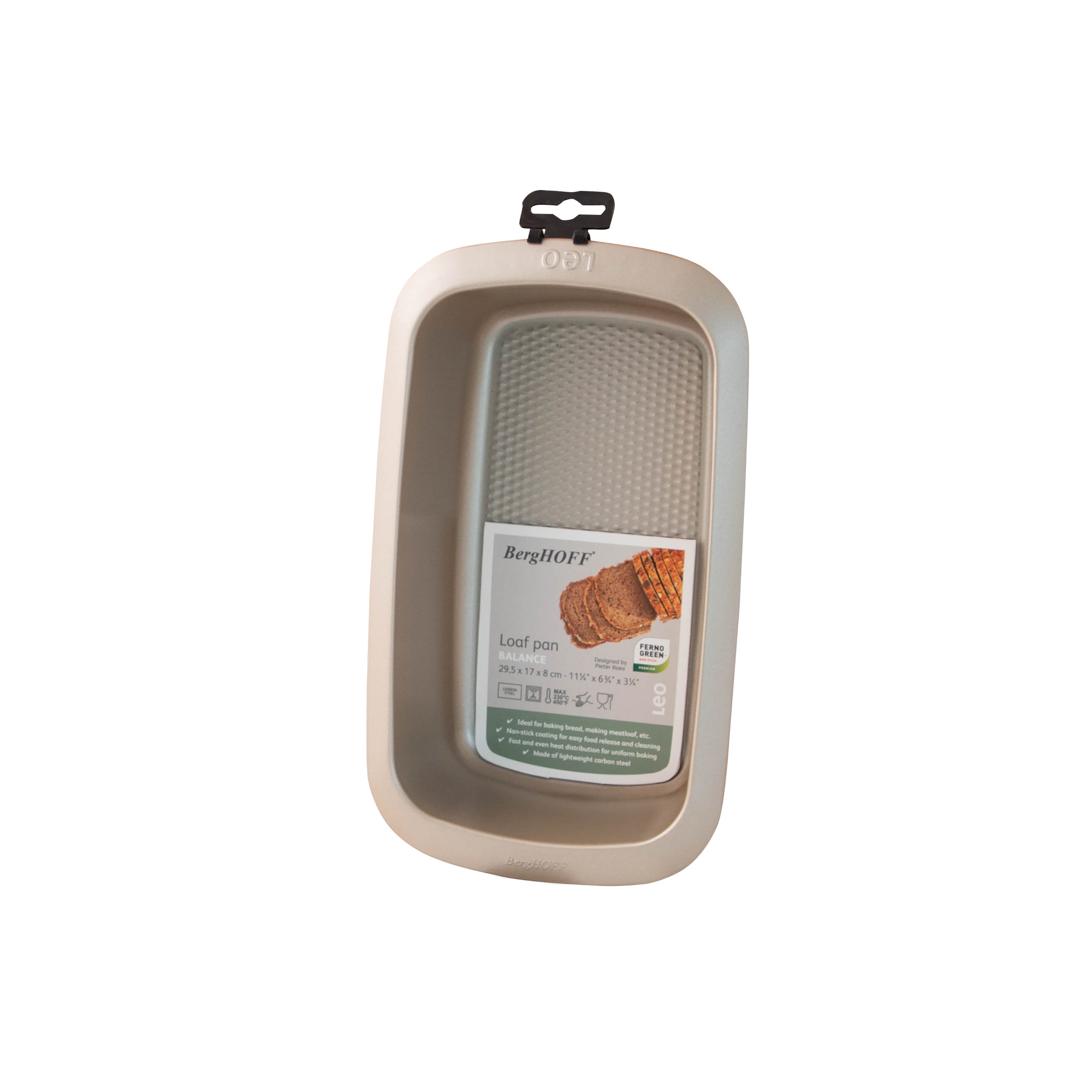 BergHOFF Loaf Pan - Balance Series 25x14x7.5cm with Carbon Steel Construction and Non-Stick Coating