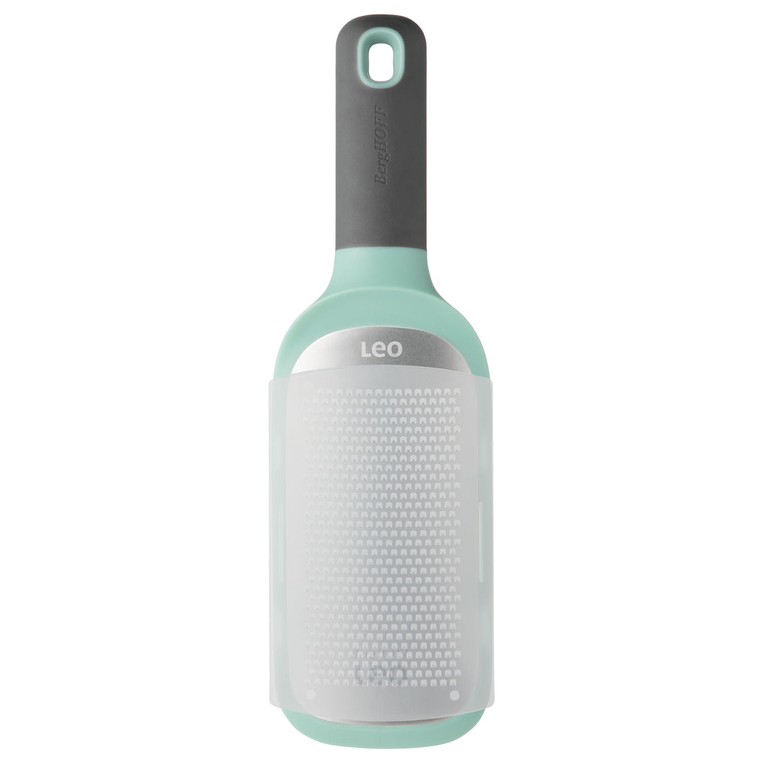 BergHOFF Fine Paddle Grater - Ultra-Sharp Etched Blade with Non-Slip Base and Soft-Grip Handle + Safety Cover